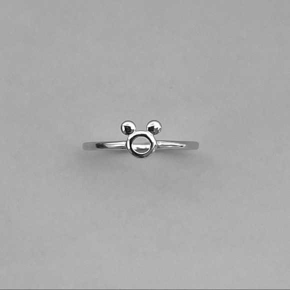 Sterling silver Mickey Mouse inspired ring, Mickey Mouse ring, Disney ring - Picture 6 of 11